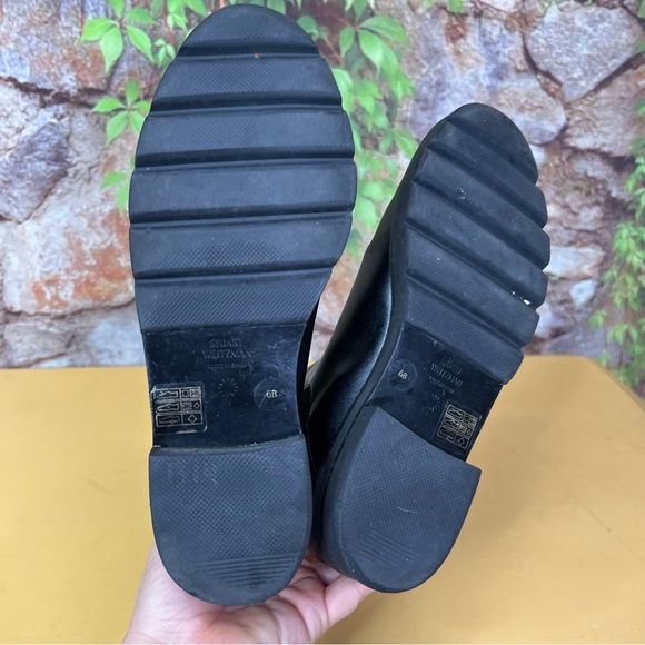 STUART WEITZMAN Black Leather Chelsea Boots, 6B - Picture 11 of 13